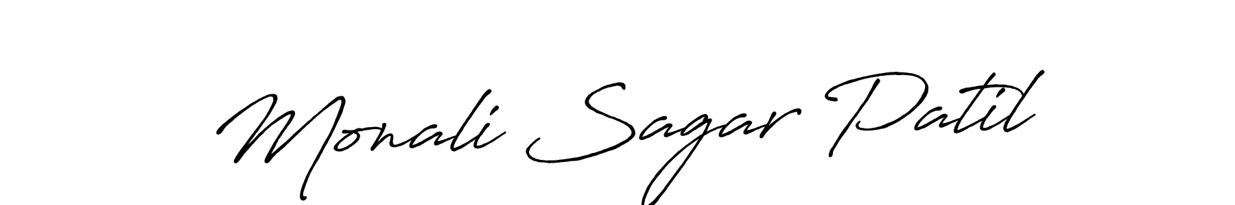 Also You can easily find your signature by using the search form. We will create Monali Sagar Patil name handwritten signature images for you free of cost using Antro_Vectra_Bolder sign style. Monali Sagar Patil signature style 7 images and pictures png
