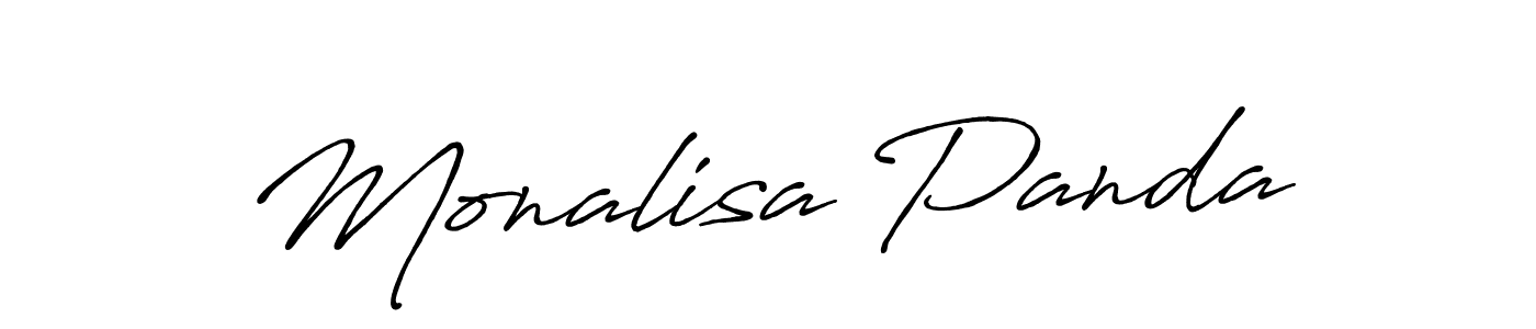 Use a signature maker to create a handwritten signature online. With this signature software, you can design (Antro_Vectra_Bolder) your own signature for name Monalisa Panda. Monalisa Panda signature style 7 images and pictures png