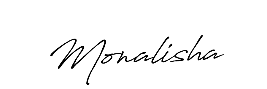 Antro_Vectra_Bolder is a professional signature style that is perfect for those who want to add a touch of class to their signature. It is also a great choice for those who want to make their signature more unique. Get Monalisha name to fancy signature for free. Monalisha signature style 7 images and pictures png