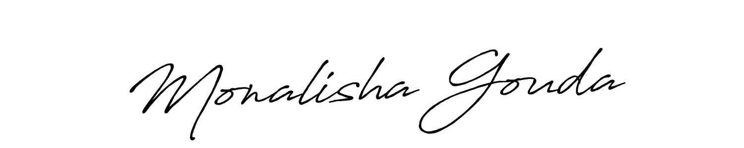 Similarly Antro_Vectra_Bolder is the best handwritten signature design. Signature creator online .You can use it as an online autograph creator for name Monalisha Gouda. Monalisha Gouda signature style 7 images and pictures png
