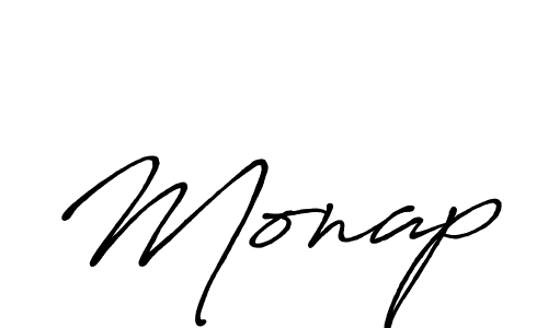 Design your own signature with our free online signature maker. With this signature software, you can create a handwritten (Antro_Vectra_Bolder) signature for name Monap. Monap signature style 7 images and pictures png