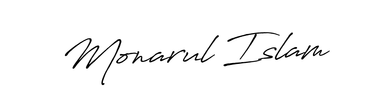 Similarly Antro_Vectra_Bolder is the best handwritten signature design. Signature creator online .You can use it as an online autograph creator for name Monarul Islam. Monarul Islam signature style 7 images and pictures png