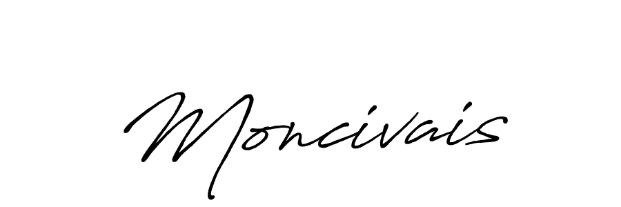 It looks lik you need a new signature style for name Moncivais. Design unique handwritten (Antro_Vectra_Bolder) signature with our free signature maker in just a few clicks. Moncivais signature style 7 images and pictures png