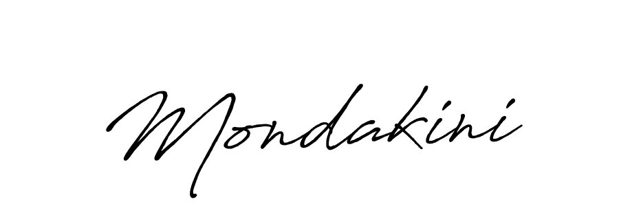 Make a beautiful signature design for name Mondakini. With this signature (Antro_Vectra_Bolder) style, you can create a handwritten signature for free. Mondakini signature style 7 images and pictures png