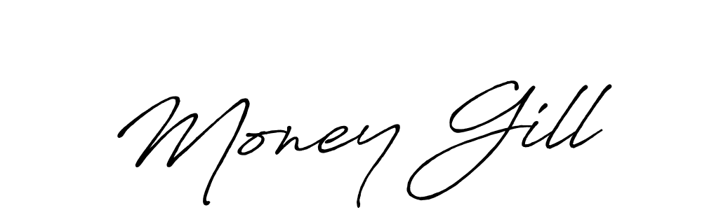 How to Draw Money Gill signature style? Antro_Vectra_Bolder is a latest design signature styles for name Money Gill. Money Gill signature style 7 images and pictures png