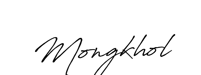 Once you've used our free online signature maker to create your best signature Antro_Vectra_Bolder style, it's time to enjoy all of the benefits that Mongkhol name signing documents. Mongkhol signature style 7 images and pictures png