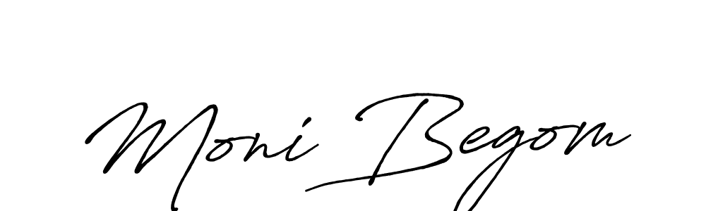 Also You can easily find your signature by using the search form. We will create Moni Begom name handwritten signature images for you free of cost using Antro_Vectra_Bolder sign style. Moni Begom signature style 7 images and pictures png