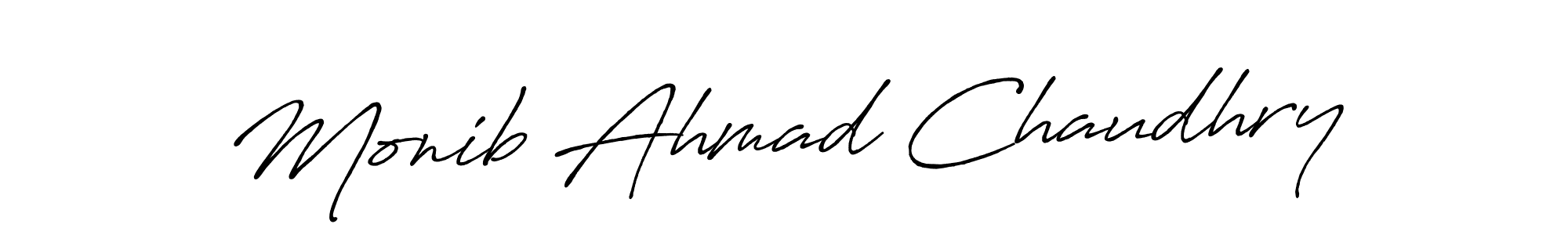 Once you've used our free online signature maker to create your best signature Antro_Vectra_Bolder style, it's time to enjoy all of the benefits that Monib Ahmad Chaudhry name signing documents. Monib Ahmad Chaudhry signature style 7 images and pictures png