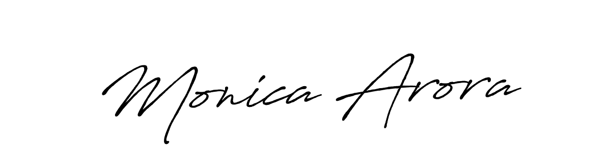 Antro_Vectra_Bolder is a professional signature style that is perfect for those who want to add a touch of class to their signature. It is also a great choice for those who want to make their signature more unique. Get Monica Arora name to fancy signature for free. Monica Arora signature style 7 images and pictures png
