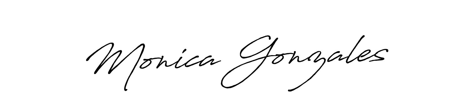 You should practise on your own different ways (Antro_Vectra_Bolder) to write your name (Monica Gonzales) in signature. don't let someone else do it for you. Monica Gonzales signature style 7 images and pictures png