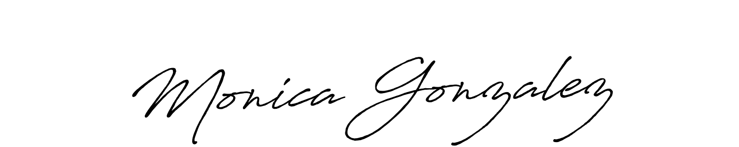 Antro_Vectra_Bolder is a professional signature style that is perfect for those who want to add a touch of class to their signature. It is also a great choice for those who want to make their signature more unique. Get Monica Gonzalez name to fancy signature for free. Monica Gonzalez signature style 7 images and pictures png