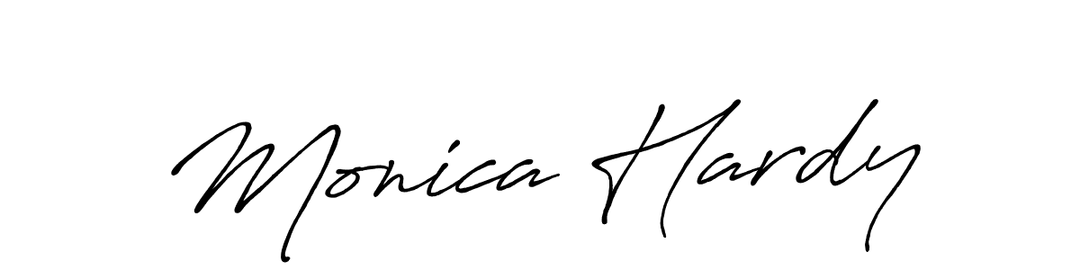 Once you've used our free online signature maker to create your best signature Antro_Vectra_Bolder style, it's time to enjoy all of the benefits that Monica Hardy name signing documents. Monica Hardy signature style 7 images and pictures png