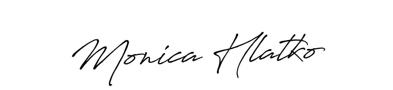This is the best signature style for the Monica Hlatko name. Also you like these signature font (Antro_Vectra_Bolder). Mix name signature. Monica Hlatko signature style 7 images and pictures png