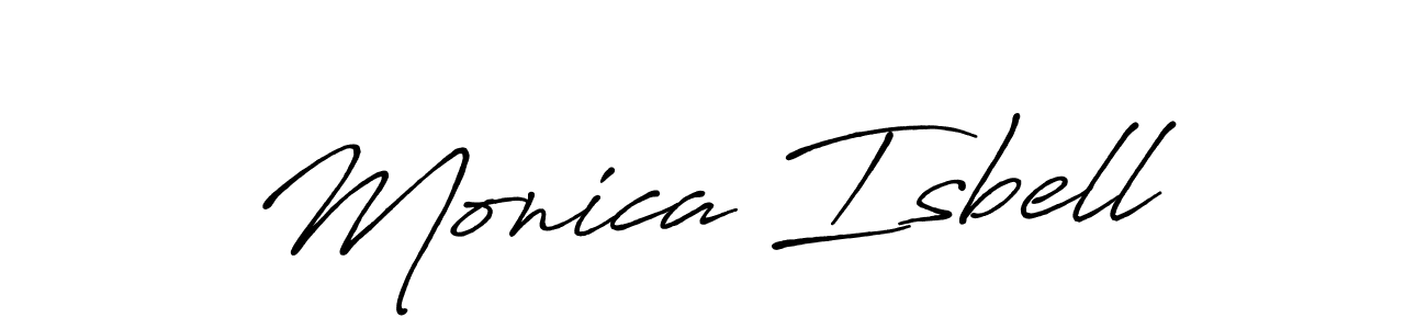 Similarly Antro_Vectra_Bolder is the best handwritten signature design. Signature creator online .You can use it as an online autograph creator for name Monica Isbell. Monica Isbell signature style 7 images and pictures png