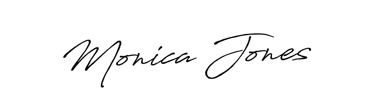 Also You can easily find your signature by using the search form. We will create Monica Jones name handwritten signature images for you free of cost using Antro_Vectra_Bolder sign style. Monica Jones signature style 7 images and pictures png
