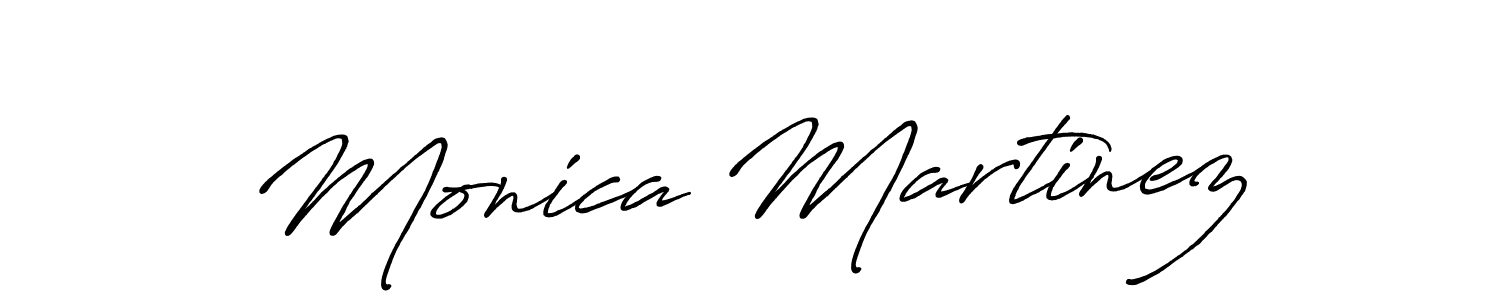 You should practise on your own different ways (Antro_Vectra_Bolder) to write your name (Monica Martinez) in signature. don't let someone else do it for you. Monica Martinez signature style 7 images and pictures png