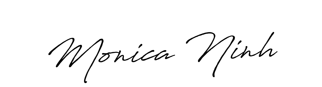 It looks lik you need a new signature style for name Monica Ninh. Design unique handwritten (Antro_Vectra_Bolder) signature with our free signature maker in just a few clicks. Monica Ninh signature style 7 images and pictures png