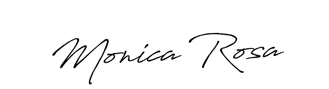 Use a signature maker to create a handwritten signature online. With this signature software, you can design (Antro_Vectra_Bolder) your own signature for name Monica Rosa. Monica Rosa signature style 7 images and pictures png