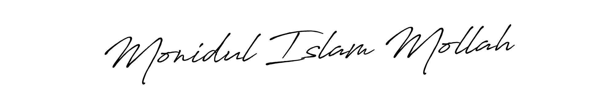 if you are searching for the best signature style for your name Monidul Islam Mollah. so please give up your signature search. here we have designed multiple signature styles  using Antro_Vectra_Bolder. Monidul Islam Mollah signature style 7 images and pictures png