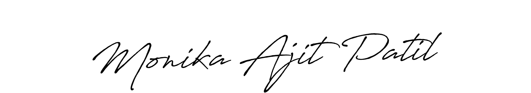 Also You can easily find your signature by using the search form. We will create Monika Ajit Patil name handwritten signature images for you free of cost using Antro_Vectra_Bolder sign style. Monika Ajit Patil signature style 7 images and pictures png