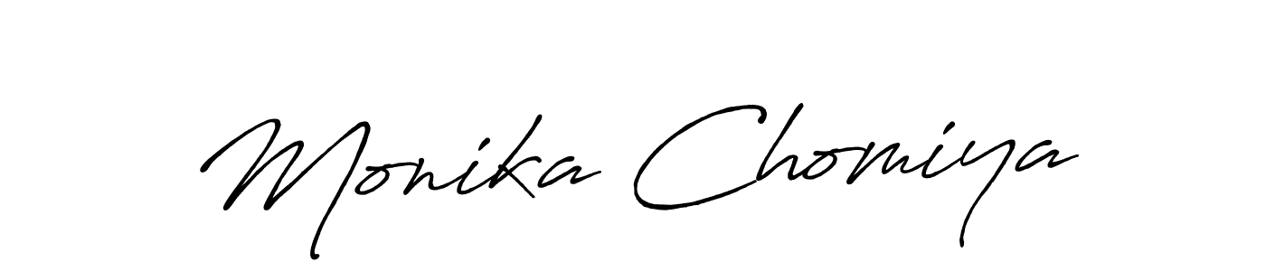 Make a beautiful signature design for name Monika Chomiya. Use this online signature maker to create a handwritten signature for free. Monika Chomiya signature style 7 images and pictures png