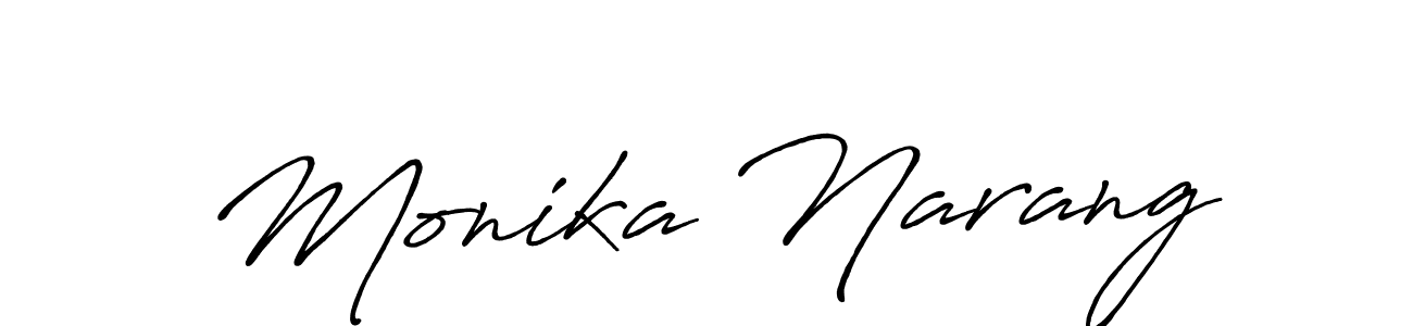 This is the best signature style for the Monika Narang name. Also you like these signature font (Antro_Vectra_Bolder). Mix name signature. Monika Narang signature style 7 images and pictures png