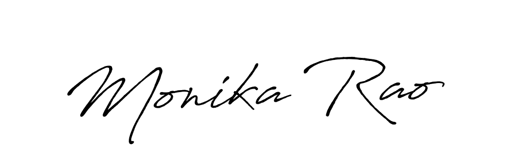 It looks lik you need a new signature style for name Monika Rao. Design unique handwritten (Antro_Vectra_Bolder) signature with our free signature maker in just a few clicks. Monika Rao signature style 7 images and pictures png