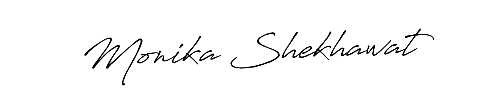 Also we have Monika Shekhawat name is the best signature style. Create professional handwritten signature collection using Antro_Vectra_Bolder autograph style. Monika Shekhawat signature style 7 images and pictures png