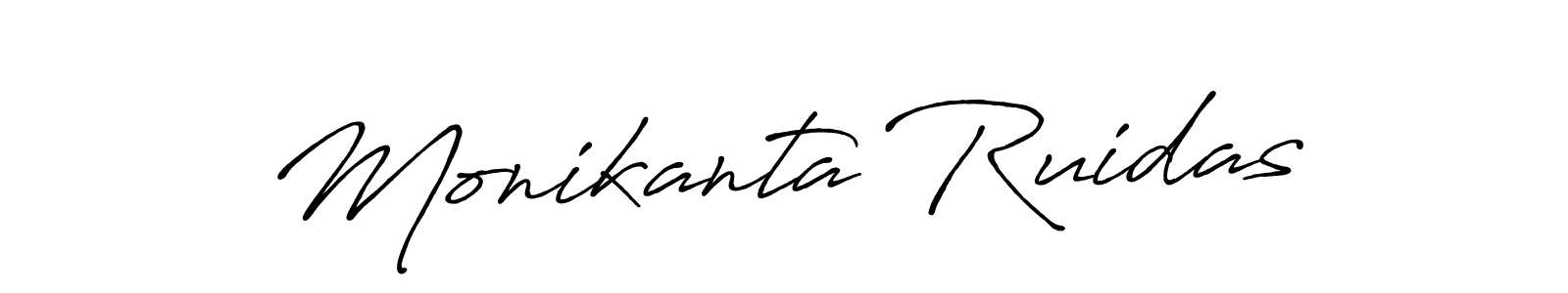 Also we have Monikanta Ruidas name is the best signature style. Create professional handwritten signature collection using Antro_Vectra_Bolder autograph style. Monikanta Ruidas signature style 7 images and pictures png