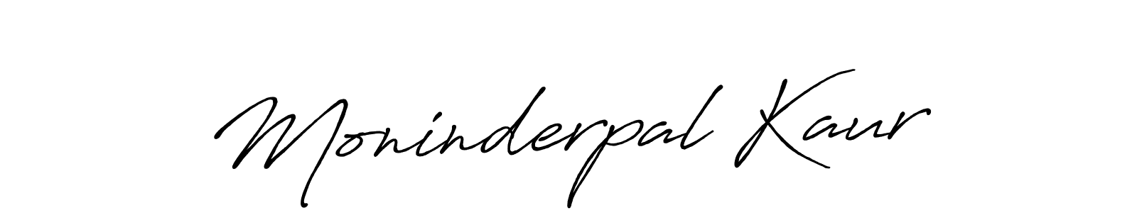 Make a beautiful signature design for name Moninderpal Kaur. Use this online signature maker to create a handwritten signature for free. Moninderpal Kaur signature style 7 images and pictures png