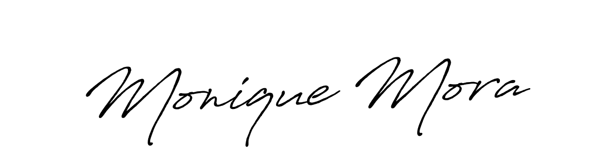 if you are searching for the best signature style for your name Monique Mora. so please give up your signature search. here we have designed multiple signature styles  using Antro_Vectra_Bolder. Monique Mora signature style 7 images and pictures png
