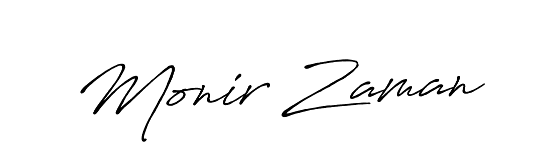 Make a beautiful signature design for name Monir Zaman. Use this online signature maker to create a handwritten signature for free. Monir Zaman signature style 7 images and pictures png