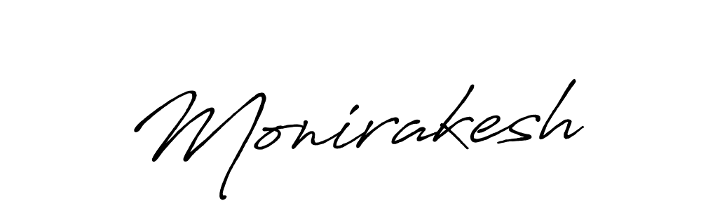 Here are the top 10 professional signature styles for the name Monirakesh. These are the best autograph styles you can use for your name. Monirakesh signature style 7 images and pictures png