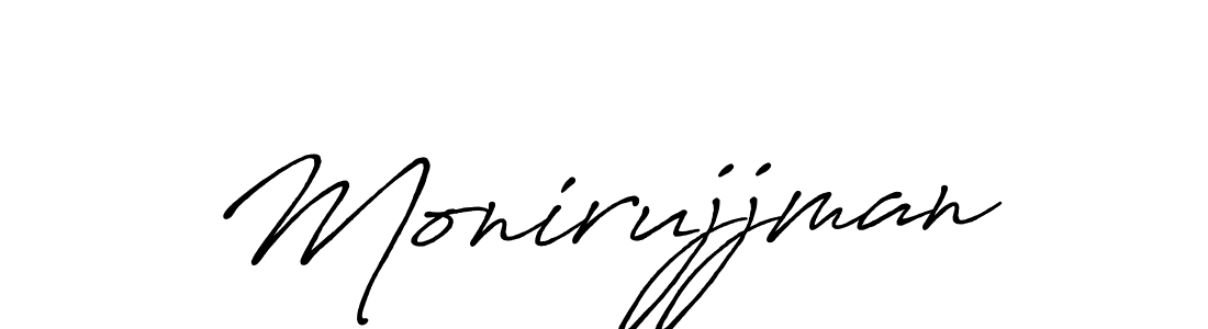 How to make Monirujjman signature? Antro_Vectra_Bolder is a professional autograph style. Create handwritten signature for Monirujjman name. Monirujjman signature style 7 images and pictures png