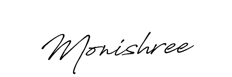 Once you've used our free online signature maker to create your best signature Antro_Vectra_Bolder style, it's time to enjoy all of the benefits that Monishree name signing documents. Monishree signature style 7 images and pictures png