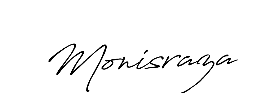 How to make Monisraza signature? Antro_Vectra_Bolder is a professional autograph style. Create handwritten signature for Monisraza name. Monisraza signature style 7 images and pictures png