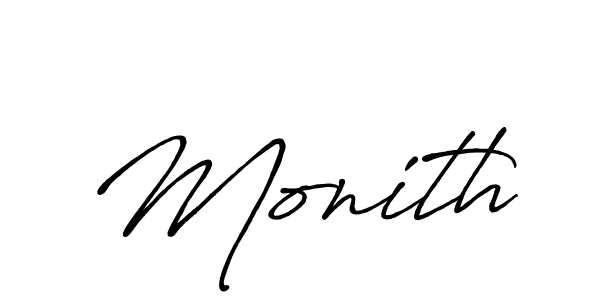 Best and Professional Signature Style for Monith. Antro_Vectra_Bolder Best Signature Style Collection. Monith signature style 7 images and pictures png