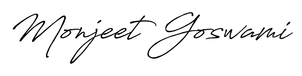 Once you've used our free online signature maker to create your best signature Antro_Vectra_Bolder style, it's time to enjoy signing your documents with Monjeet Goswami name. Monjeet Goswami signature style 7 images and pictures png