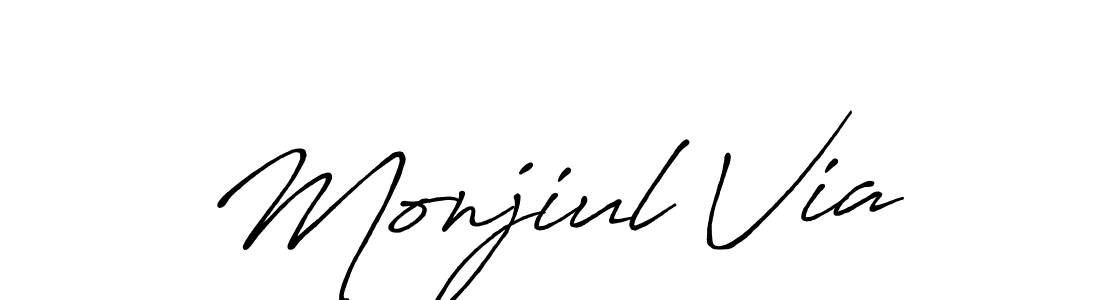Make a short Monjiul Via signature style. Manage your documents anywhere anytime using Antro_Vectra_Bolder. Create and add eSignatures, submit forms, share and send files easily. Monjiul Via signature style 7 images and pictures png