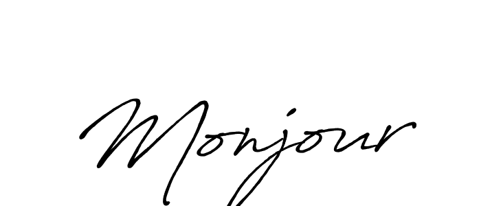 Also You can easily find your signature by using the search form. We will create Monjour name handwritten signature images for you free of cost using Antro_Vectra_Bolder sign style. Monjour signature style 7 images and pictures png