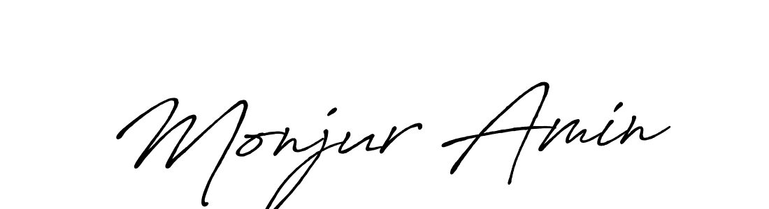 Best and Professional Signature Style for Monjur Amin. Antro_Vectra_Bolder Best Signature Style Collection. Monjur Amin signature style 7 images and pictures png