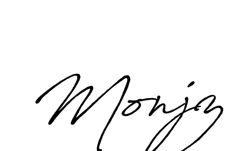 Make a beautiful signature design for name Monjz. Use this online signature maker to create a handwritten signature for free. Monjz signature style 7 images and pictures png