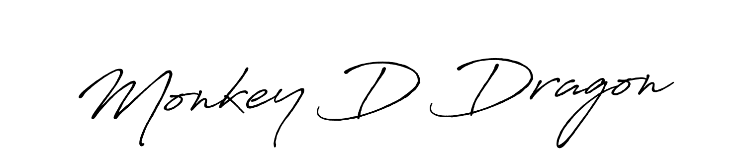 Design your own signature with our free online signature maker. With this signature software, you can create a handwritten (Antro_Vectra_Bolder) signature for name Monkey D Dragon. Monkey D Dragon signature style 7 images and pictures png