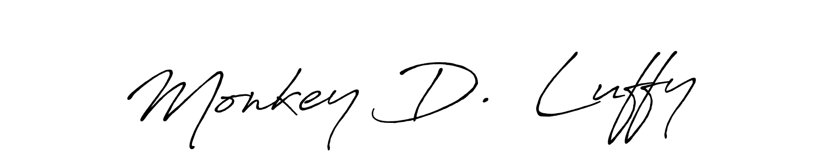 Design your own signature with our free online signature maker. With this signature software, you can create a handwritten (Antro_Vectra_Bolder) signature for name Monkey D.  Luffy. Monkey D.  Luffy signature style 7 images and pictures png