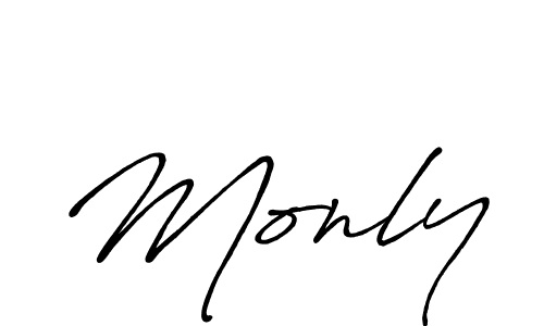Make a beautiful signature design for name Monly. Use this online signature maker to create a handwritten signature for free. Monly signature style 7 images and pictures png