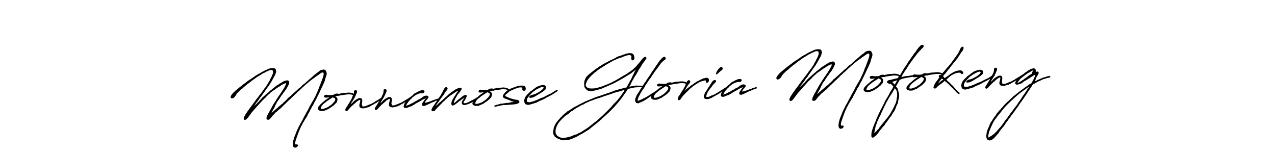 How to Draw Monnamose Gloria Mofokeng signature style? Antro_Vectra_Bolder is a latest design signature styles for name Monnamose Gloria Mofokeng. Monnamose Gloria Mofokeng signature style 7 images and pictures png