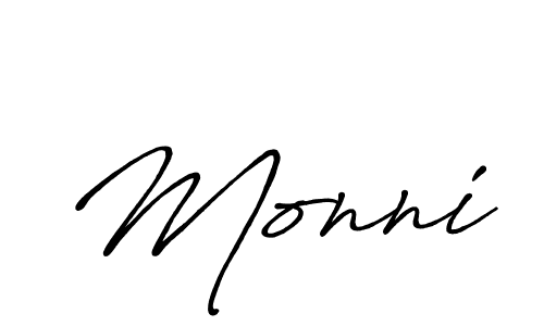 Best and Professional Signature Style for Monni. Antro_Vectra_Bolder Best Signature Style Collection. Monni signature style 7 images and pictures png