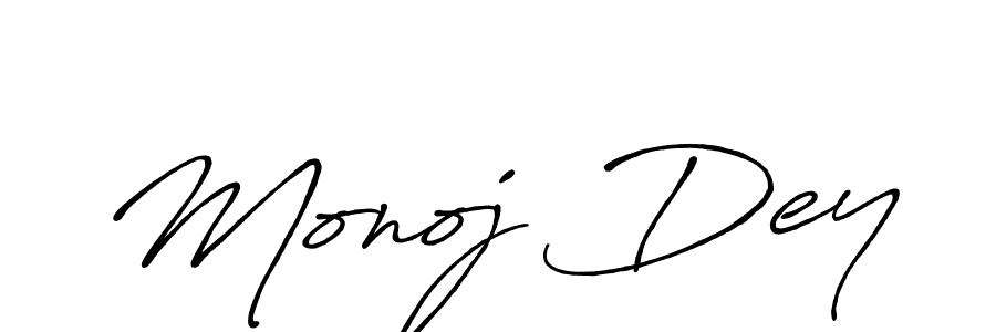 Also You can easily find your signature by using the search form. We will create Monoj Dey name handwritten signature images for you free of cost using Antro_Vectra_Bolder sign style. Monoj Dey signature style 7 images and pictures png