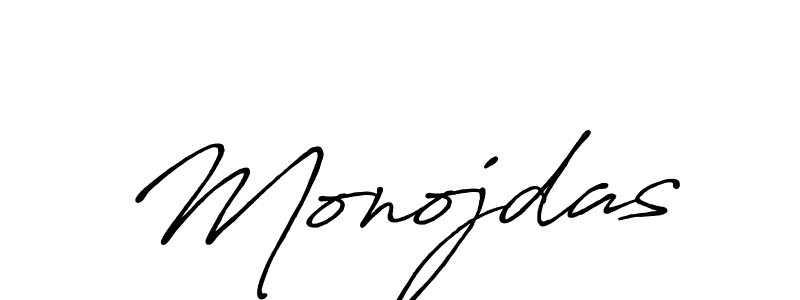 Design your own signature with our free online signature maker. With this signature software, you can create a handwritten (Antro_Vectra_Bolder) signature for name Monojdas. Monojdas signature style 7 images and pictures png