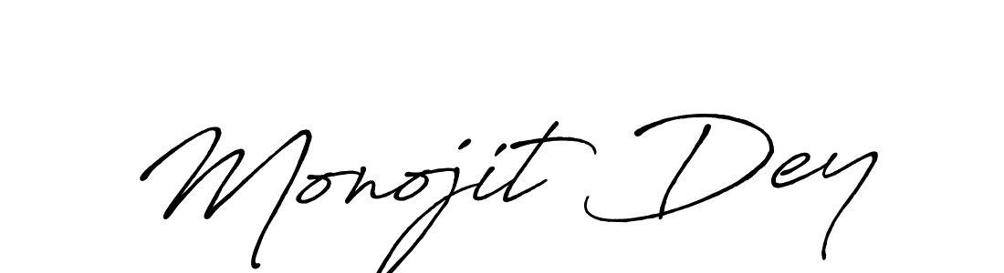 How to make Monojit Dey signature? Antro_Vectra_Bolder is a professional autograph style. Create handwritten signature for Monojit Dey name. Monojit Dey signature style 7 images and pictures png